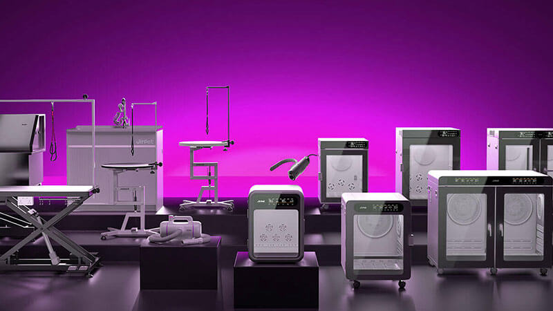 jirpetのサロン向け業務用ペットドライヤー製品